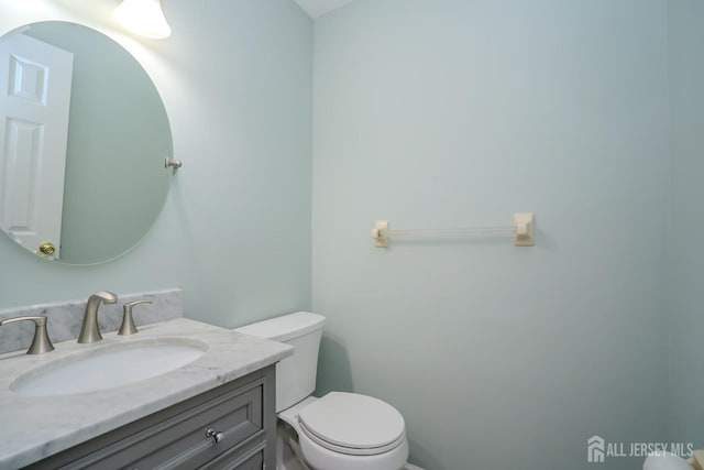 55 Cambridge Way, West Windsor, NJ 08550 - half bathroom featuring toilet and vanity