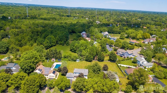 55 Cambridge Way, West Windsor, NJ 08550 - bird's eye view of a forest