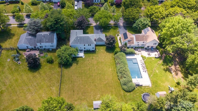 55 Cambridge Way, West Windsor, NJ 08550 - aerial view of a pool area