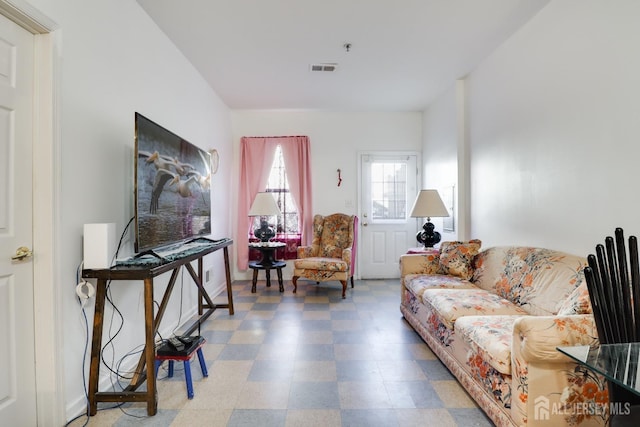128 Remsen Ave Unit A, New Brunswick, NJ 08901 - living area with tile patterned floors