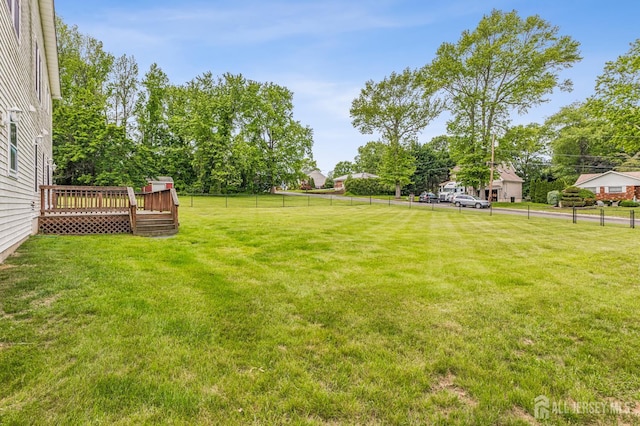 23 Little Brook Ln, Monroe, NJ 08831 - view of yard with a deck
