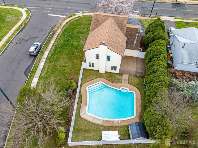 86 Bunker Hill Rd, Lawrence, NJ 08648 - view of subject property featuring a pool area