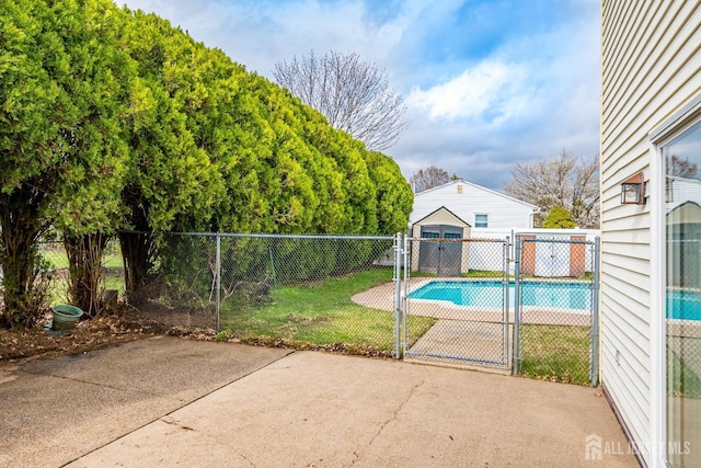86 Bunker Hill Rd, Lawrence, NJ 08648 - view of swimming pool with a gate