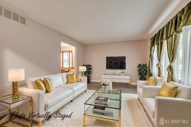 86 Bunker Hill Rd, Lawrence, NJ 08648 - living area with wood finished floors and baseboards