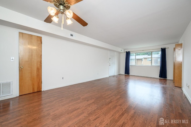 101 Mandon Ct Unit 4, South Brunswick, NJ 08540 - empty room with wood finished floors and a ceiling fan