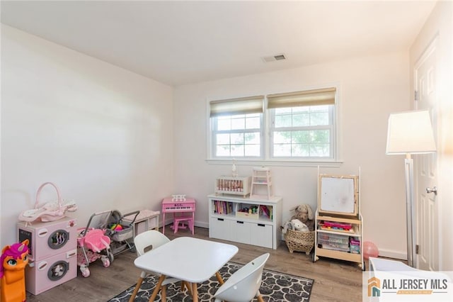 1516 N Indian Pl, North Brunswick, NJ 08902 - recreation room with wood finished floors