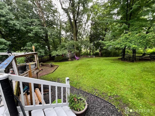 520 Albermarle St, Rahway, NJ 07065 - view of green lawn featuring view of scattered trees
