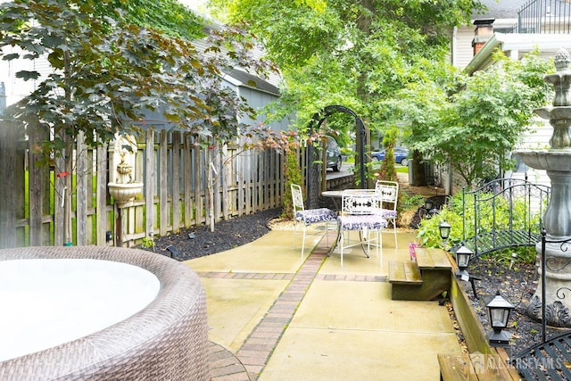 520 Albermarle St, Rahway, NJ 07065 - view of patio / terrace with outdoor dining area
