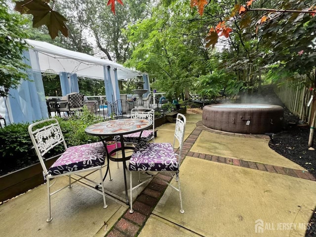 520 Albermarle St, Rahway, NJ 07065 - view of patio with outdoor dining area
