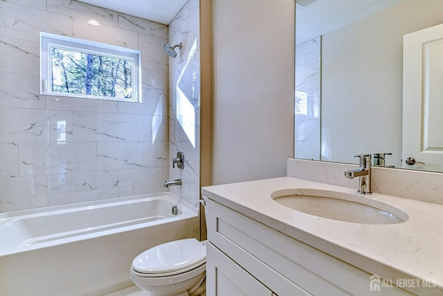 1032 3rd Ave, Manchester, NJ 08757 - bathroom featuring tub / shower combination, toilet, and vanity