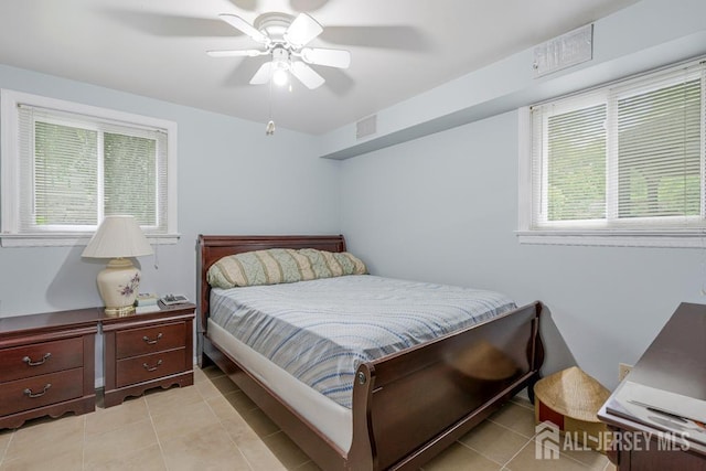 605 Beechwood Ave, Middlesex, NJ 08846 - bedroom with light tile patterned flooring and ceiling fan