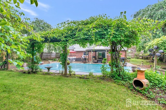 605 Beechwood Ave, Middlesex, NJ 08846 - view of pool featuring a gazebo, a fenced backyard, and a patio