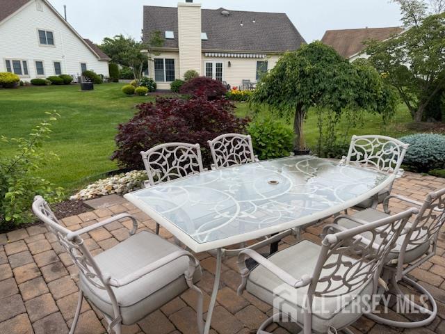 102 Leeds Ln, Monroe, NJ 08831 - view of patio with outdoor dining space