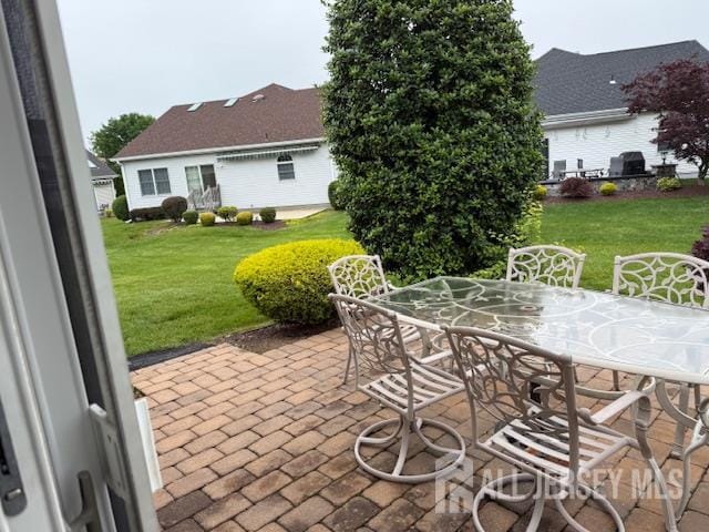 102 Leeds Ln, Monroe, NJ 08831 - view of patio / terrace featuring outdoor dining space