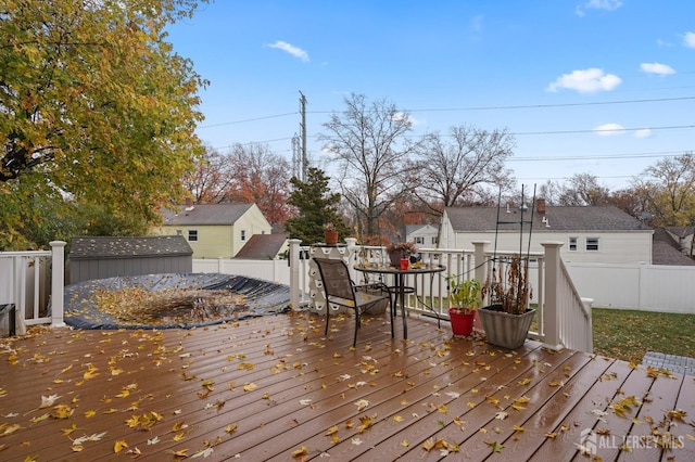 view of deck