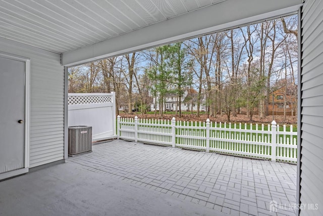 19 Albury Way N, Brunswick, NJ 08902 - view of patio with central air condition unit and fence
