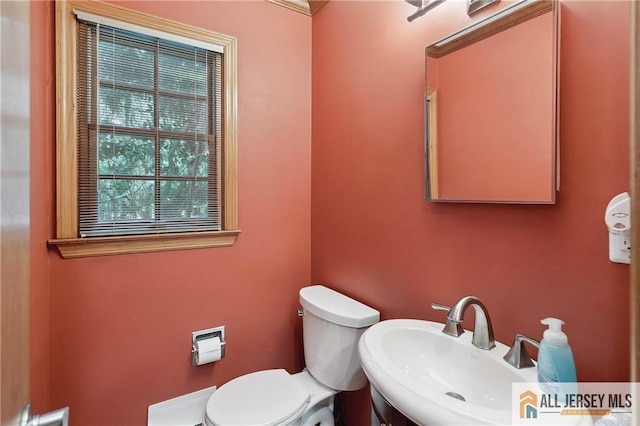 1 Eileen Ct, East Brunswick, NJ 08816 - half bathroom featuring toilet and a sink