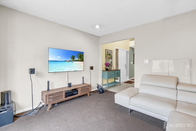 47 Park Gate Dr, Edison, NJ 08820 - living room with carpet flooring and baseboards