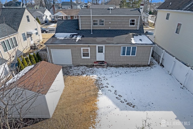 exterior space with a residential view