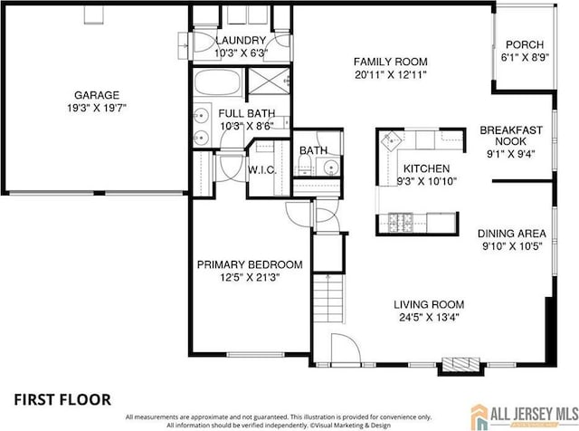 704 Schindler Dr, South Brunswick, NJ 08852 - view of floor plan / room layout