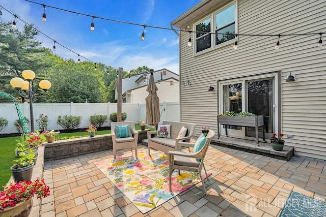 61 Lynn Ct, North Brunswick, NJ 08902 - view of patio / terrace featuring outdoor lounge area