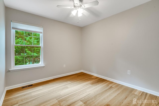 1604 Mulberry Ct, South Brunswick, NJ 08852 - unfurnished room featuring wood finished floors and ceiling fan