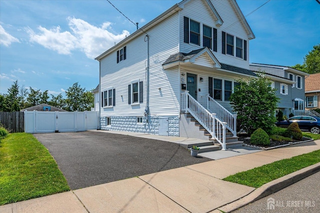 97 Boehmhurst Ave, Sayreville, NJ 08872 - traditional home featuring a gate
