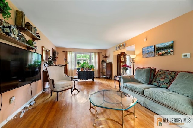 14 Devon Rd, Edison, NJ 08820 - living area featuring wood finished floors and baseboards
