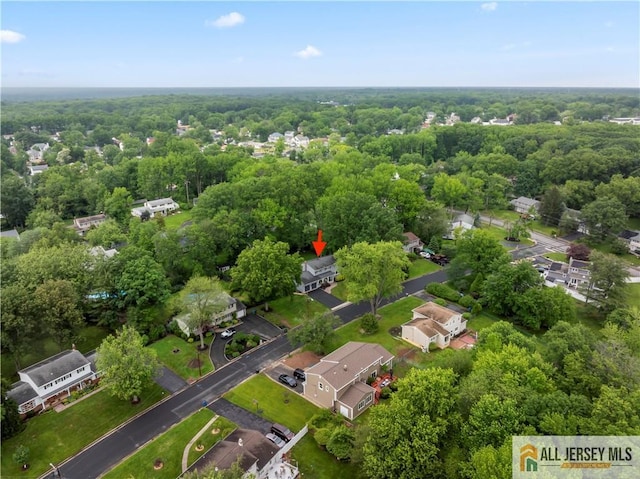 14 Devon Rd, Edison, NJ 08820 - aerial view of a heavily wooded area