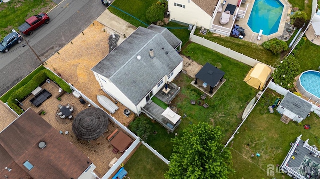 22 Woodcrest Dr, Old Bridge, NJ 08857 - drone / aerial view of a pool