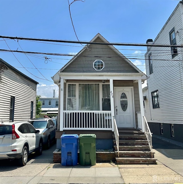 428 Broadhead Pl, Perth Amboy, NJ 08861 - view of front of home with covered porch