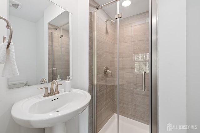 1617 Swales Ct, Monroe, NJ 08831 - full bath with a sink and a shower stall