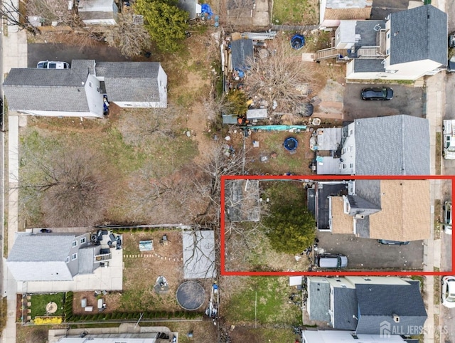 184 Seaman St, New Brunswick, NJ 08901 - aerial view of property's location with property boundaries highlighted