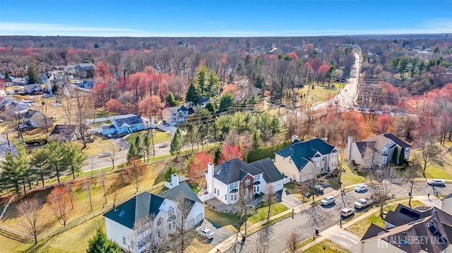 57 Cortland Dr N, East Brunswick, NJ 08816 - drone / aerial view with a wooded view and a residential view