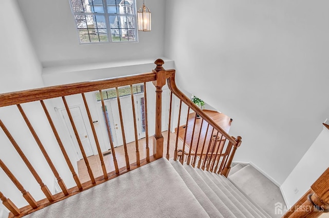 57 Cortland Dr N, East Brunswick, NJ 08816 - stairway with a high ceiling