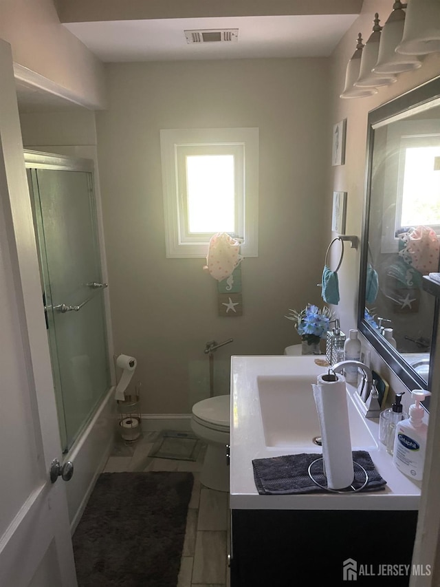 205 Water St, Perth Amboy, NJ 08861 - full bath featuring vanity, enclosed tub / shower combo, and tile patterned floors
