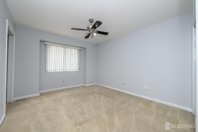 270 Main St Unit 6, Keansburg, NJ 07734 - empty room featuring light carpet and ceiling fan
