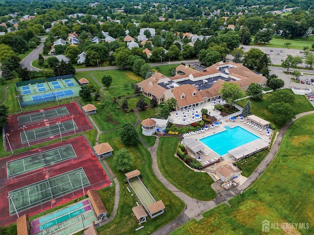 123-G Concordia Cir Unit G, Monroe, NJ 08831 - aerial view of a pool
