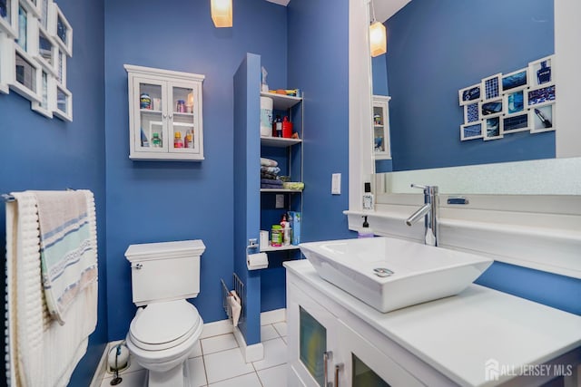 322 2nd St, Middlesex, NJ 08812 - bathroom featuring tile patterned flooring and vanity