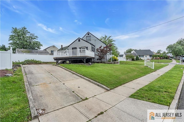 99 Crestview Rd, Fords, NJ 08863 - view of front of home featuring a wooden deck