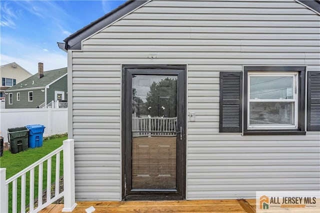 99 Crestview Rd, Fords, NJ 08863 - view of exterior entry with a deck