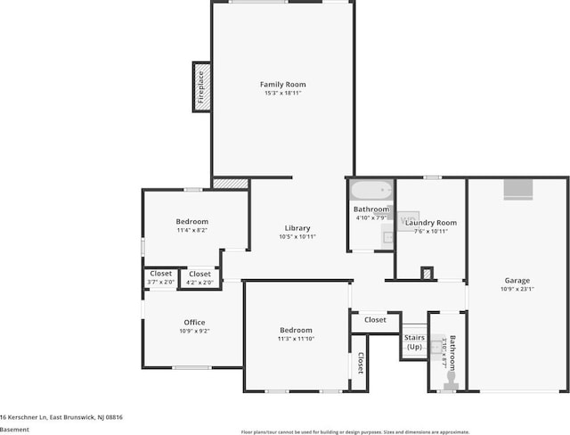 16 Kerschner Ln, East Brunswick, NJ 08816 - view of floor plan / room layout
