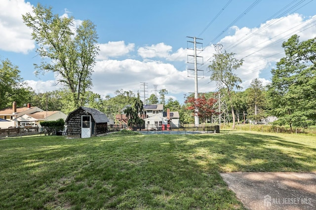 16 Kerschner Ln, East Brunswick, NJ 08816 - fenced yard with a shed and view of wooded area