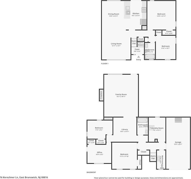 16 Kerschner Ln, East Brunswick, NJ 08816 - view of home floor plan