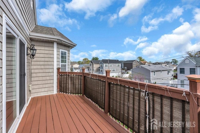904 4th St, Union Beach, NJ 07735 - wooden terrace featuring a residential view