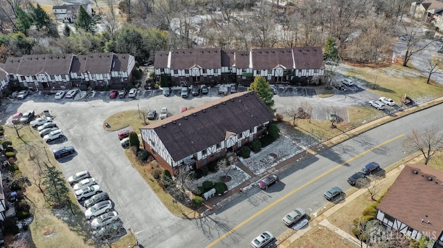 drone / aerial view featuring a residential view