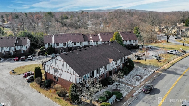 birds eye view of property featuring a residential view