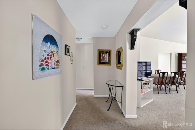29 Whittney Ct, East Brunswick, NJ 08816 - hallway with carpet floors and baseboards