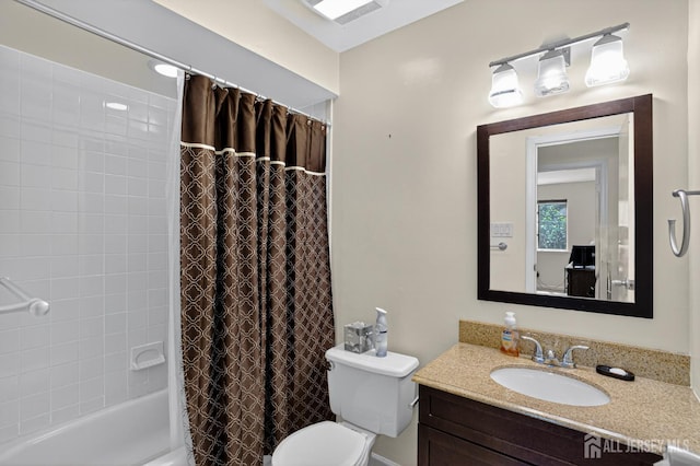 29 Whittney Ct, East Brunswick, NJ 08816 - full bath with vanity and shower / bath combination with curtain