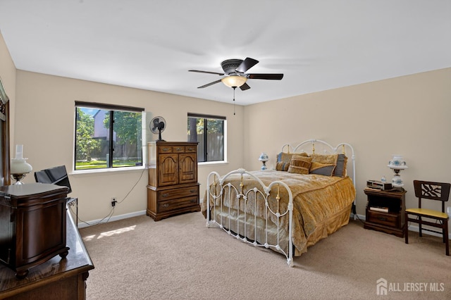 29 Whittney Ct, East Brunswick, NJ 08816 - carpeted bedroom featuring baseboards and a ceiling fan